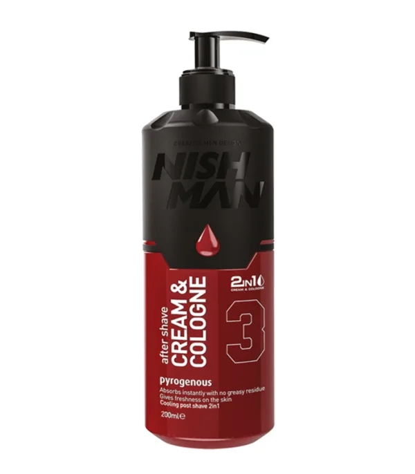 After shave crema - Nish Man - 3 Pyrogenous - 200 ml