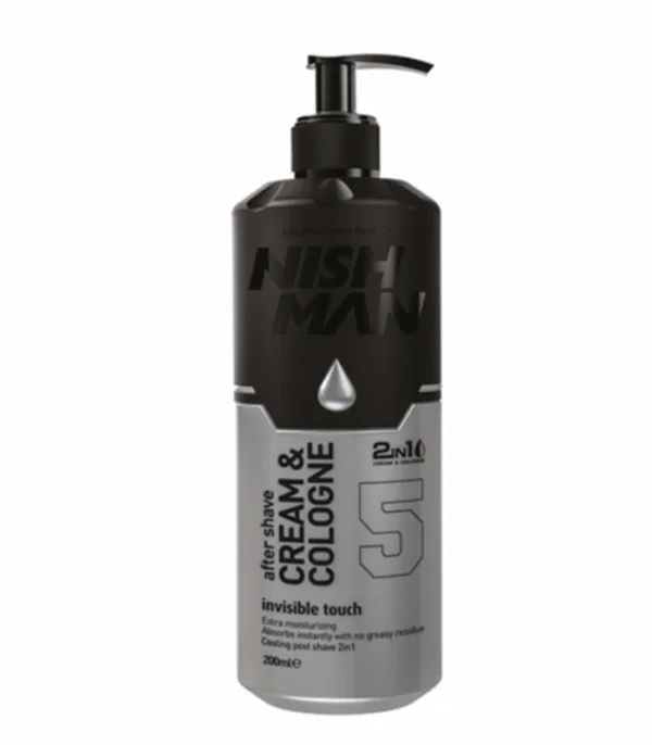 After shave crema - Nish Man - 5 Invisible Touch - 200 ml