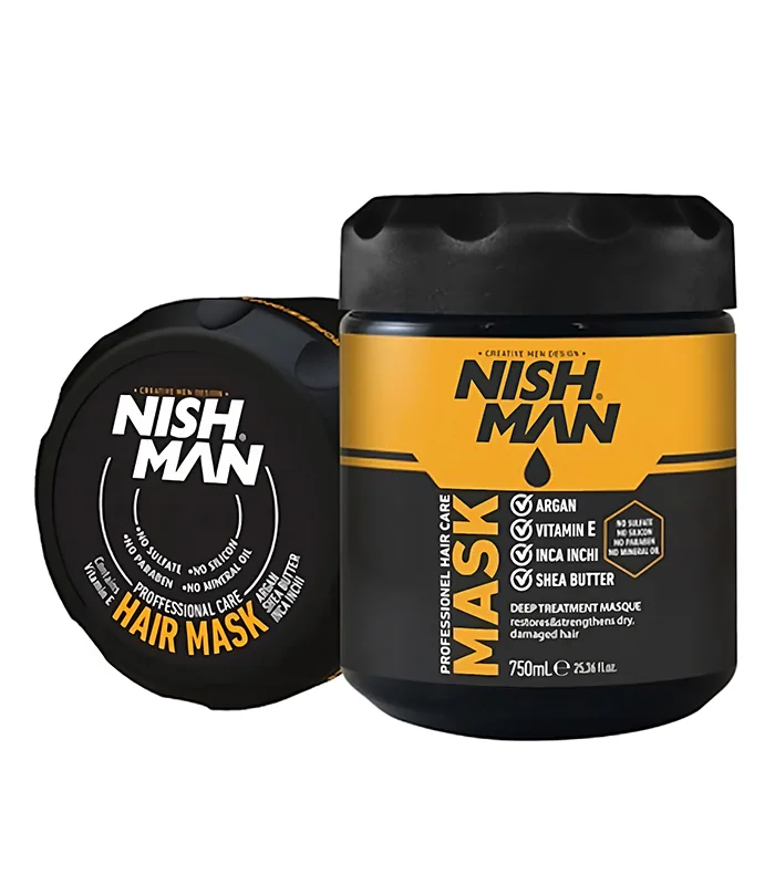 Masca pentru par - Nish Man - 750 ml