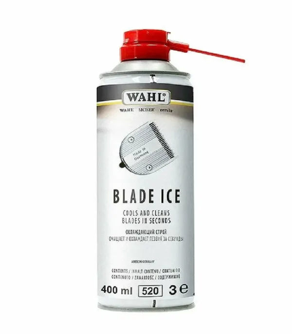 Spray 4 in 1 pentru masinile de tuns - Wahl - Blade Ice - 400 ml