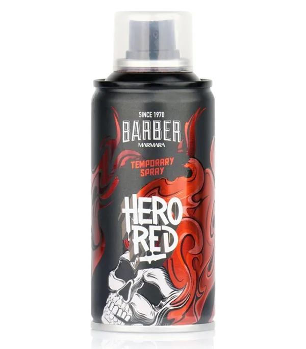 Spray colorat pentru par - Marmara Barber - Hero Red - 150 ml
