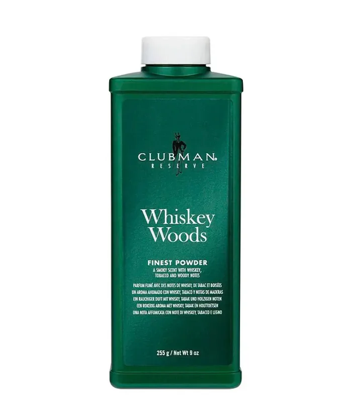 Pudra de talc - Clubman - Whiskey Woods - 255g