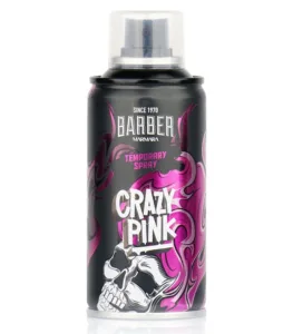 Spray colorat pentru par - Marmara Barber - Crazy Pink - 150 ml