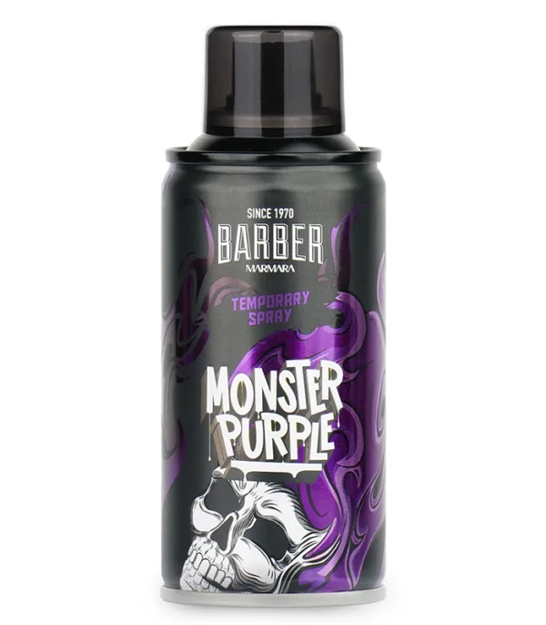 Spray colorat pentru par - Marmara Barber - Monster Purple - 150 ml