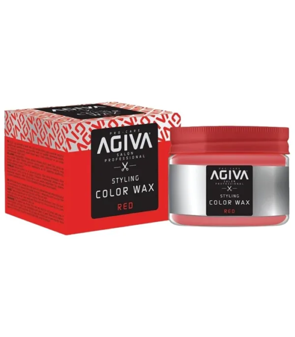 Ceara de par colorata - Agiva - Red - 120 g
