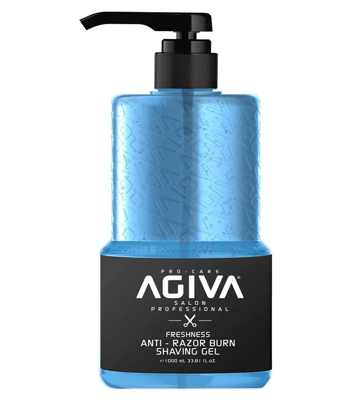 Gel de ras transparent - Agiva - Anti Razor Burn - 1000 ml