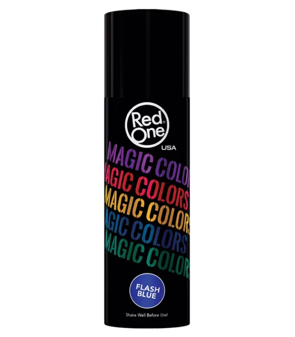 Spray colorat pentru par - RedOne - Flash Blue - 100 ml
