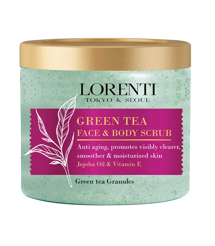 Scrub pentru fata si corp - Lorenti - Green Tea - 500ml