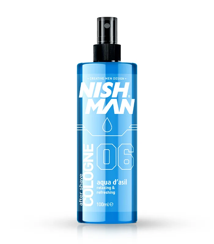 After shave colonie - Nish Man - 6 Aqua D'Asil - 100 ml