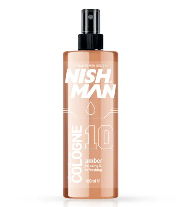 After shave colonie - Nish Man - 10 Amber - 100ml