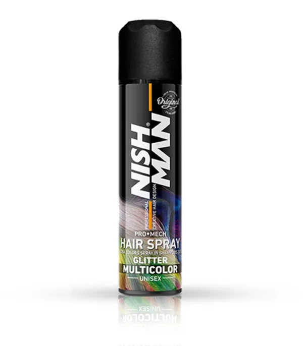 Spray colorant pentru par - Nish Man - Multicolor - 150ml
