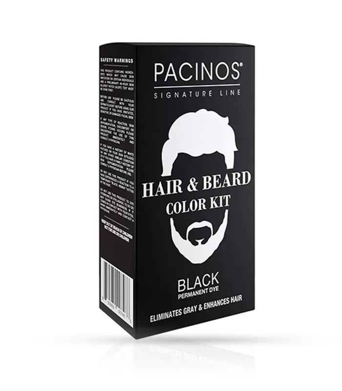 Vopsea pentru par si barba - Pacinos - Negru